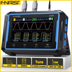 FNIRSI 2C53P 3-IN-1 Dual Channel Tablet Touchable Oscilloscope Multimeter