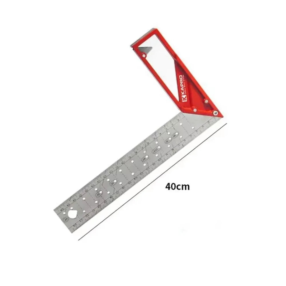 Kapro Metal Square 25/30/40cm Multifunction Stainless Steel Angle Marking Right Ruler For Joiner Carpenter Woodworking Tools - Image 10