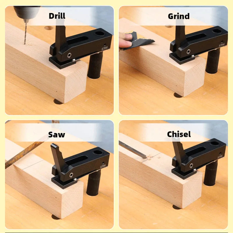Workbench Dog Hole Quick Clamp Tool Bench Dog Under Clamp Desktop Clamp 19/20 mm 0.75 inch - Image 6