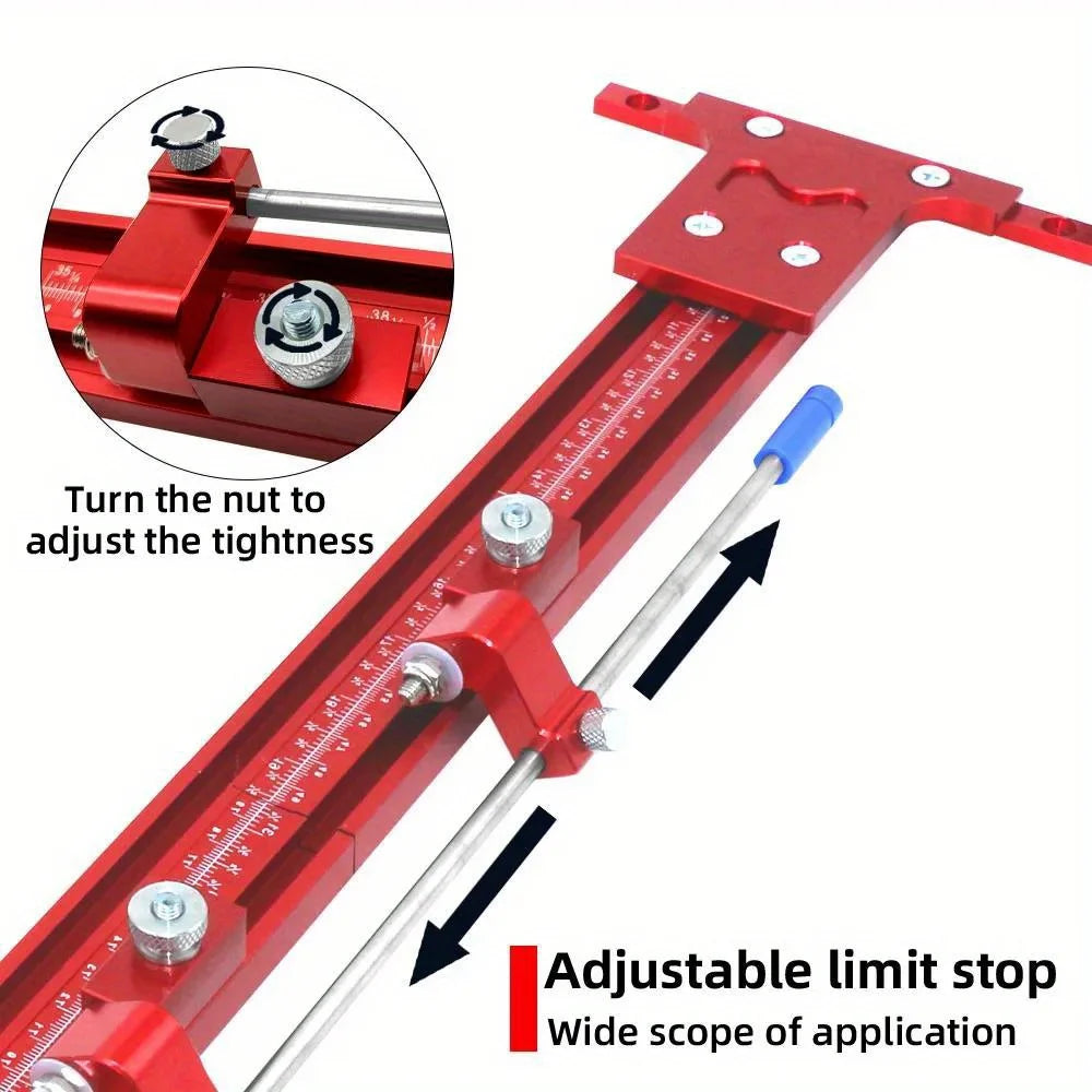 Repeat-Cutting Parallel Rail Guide System for Festool & Makita Circular Saw Tracks - Aluminum Alloy Track Saw Rail Angle Clamp - Image 14