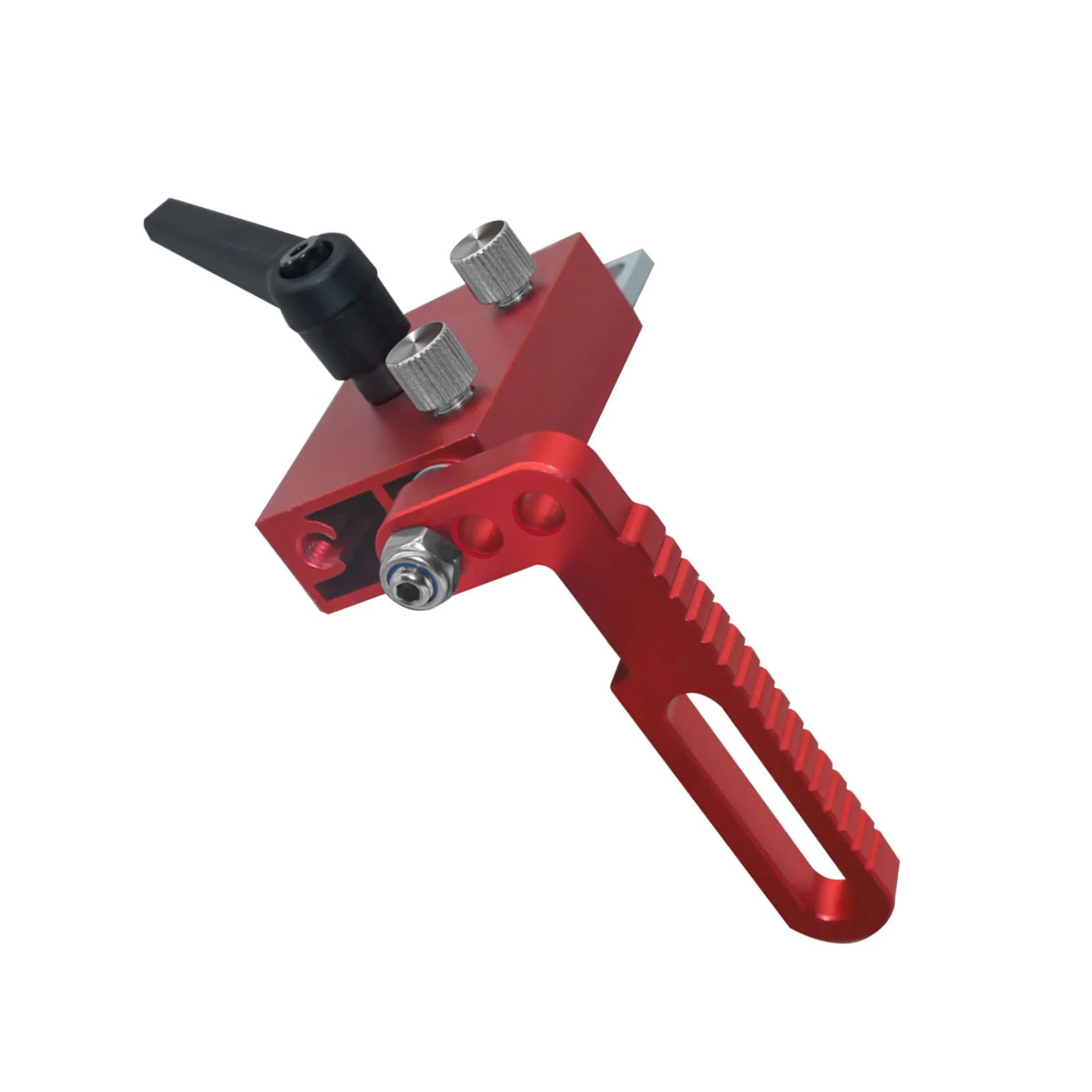 Stop Fence Stop Fence Stop Aluminum Alloy T Track Limit Stop Type 75 Accessory for Woodworking T Track Fence Stop - Image 4