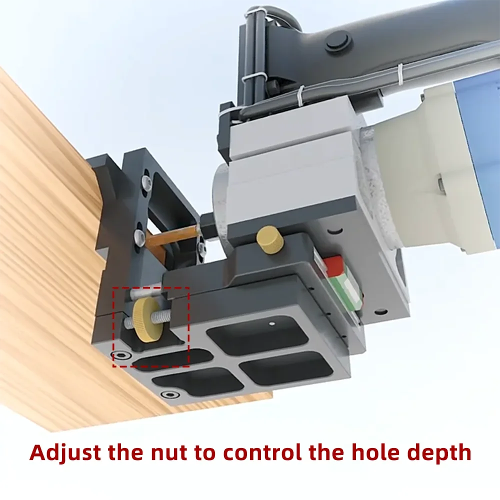 Mortising Jig 2 in 1 Invisible Fastener Slotting Bracket Woodworking Slotting Locator Tool - Image 12