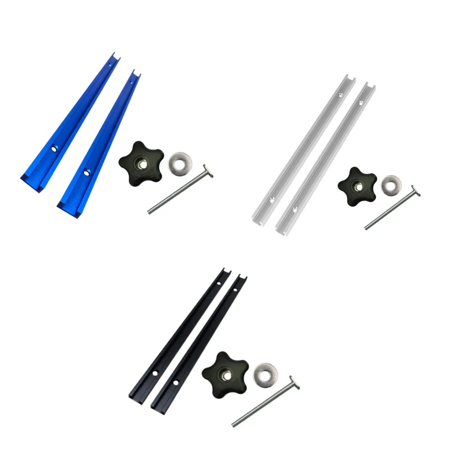 Miter Track Jig Kit for T-Track Systems, 30.5cm Length, Table Saws and Mills Miter Track Jig Kit for T-Track Systems, 30.5cm Length, Table Saws and Mills