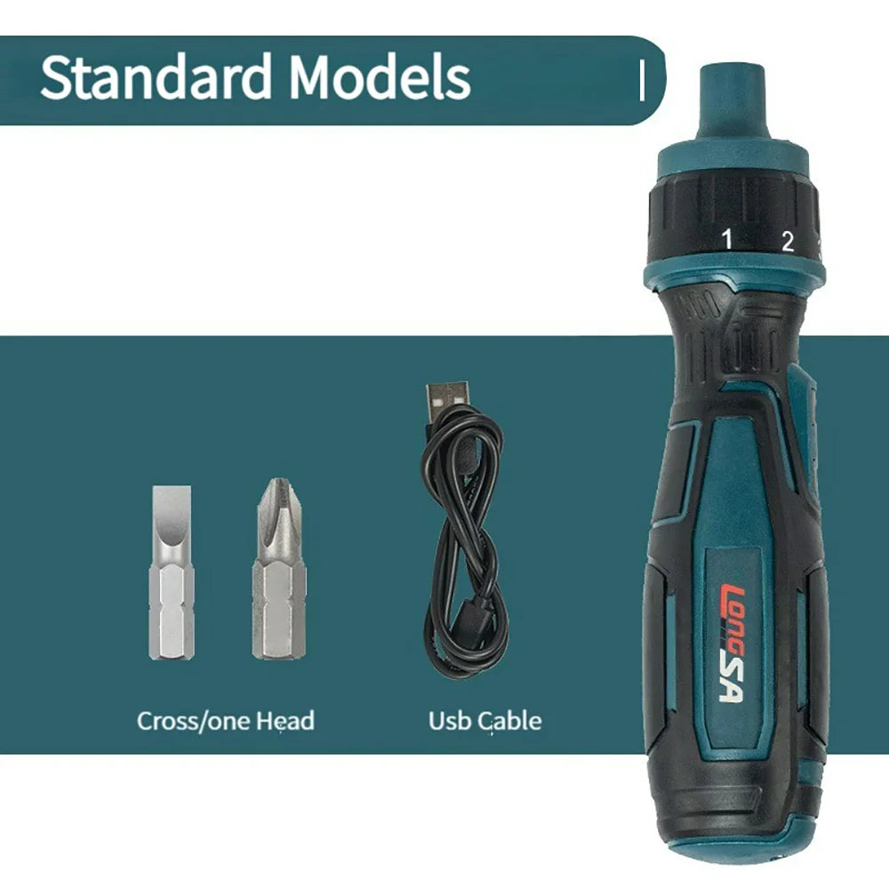Large Torque Electric Screwdriver 0.15-7 Nm Manual Tool Ratchet Screwdriver Set Mini Electric Drill Hand Tools With Flashlight - Image 6