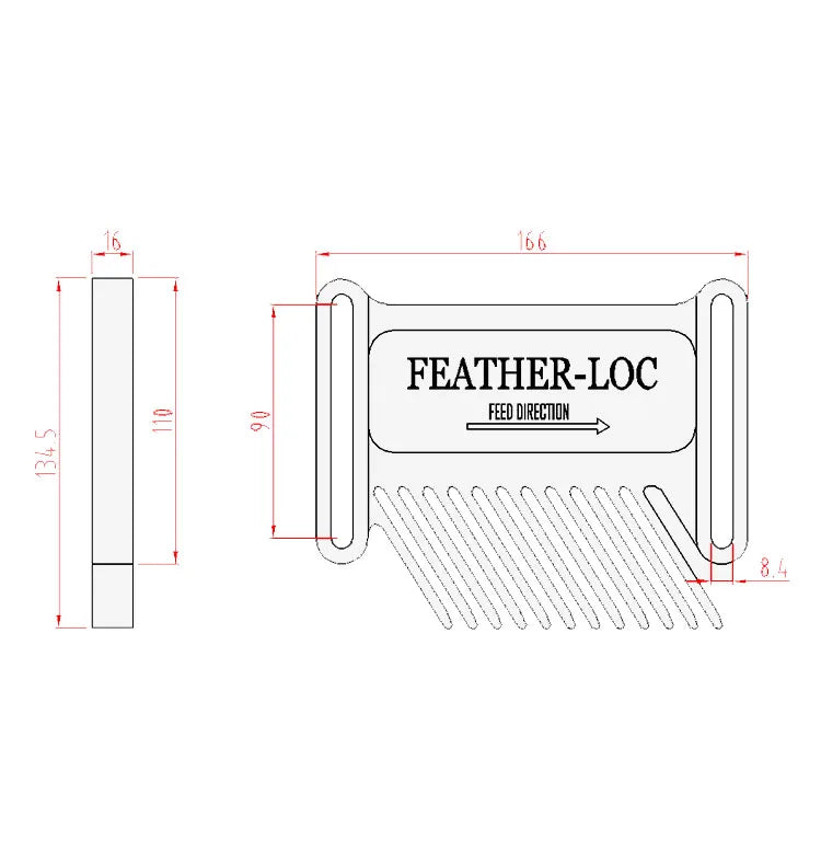 Multi-purpose Extended Feather Loc Board Set for Woodworking and Engraving Machine Ideal for Precision Cutting Routing and Safet - Image 6