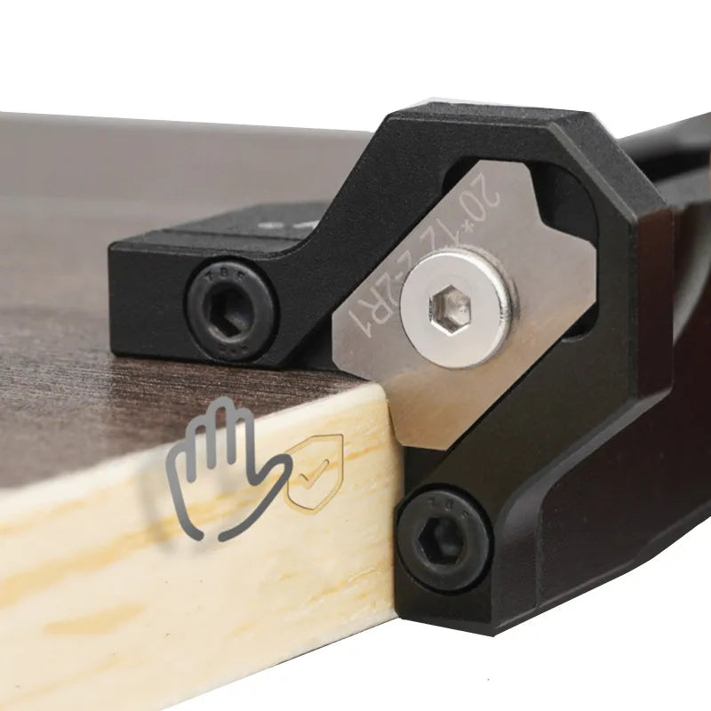 Chamfer Planer-Woodworking Edge Banding Corner Arc Trimming Tool - Quick Edge Deburring Manual Fillet Scraper - Image 5