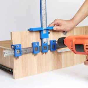 Location Drill Bit kit Woodworking Multi-purpose Drill Punch Jig Drill Guide Cabinet Handle Knob Furniture Template hand tool