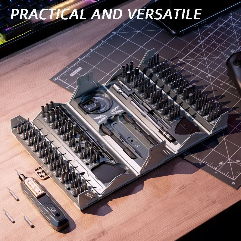 180 in 1 Multifunctional Precision Screwdriver Tool Set Mobile Phone Computer Aircraft Model Disassembly and Repair Box - Image 3