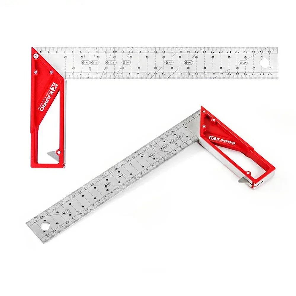 Kapro Metal Square 25/30/40cm Multifunction Stainless Steel Angle Marking Right Ruler For Joiner Carpenter Woodworking Tools - Image 6