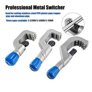 Bearing Roller Type Tube Cutter 4-32/5-50/6-70mm Professional Cutter for Stainless Steel Copper Tube Iron Plumbing Cutting Tool