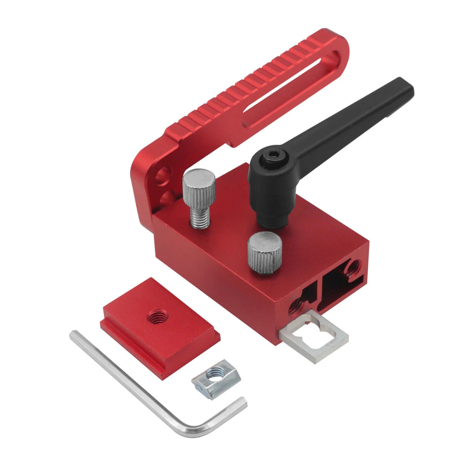Stop Fence Stop Fence Stop Aluminum Alloy T Track Limit Stop Type 75 Accessory for Woodworking T Track Fence Stop - Image 2