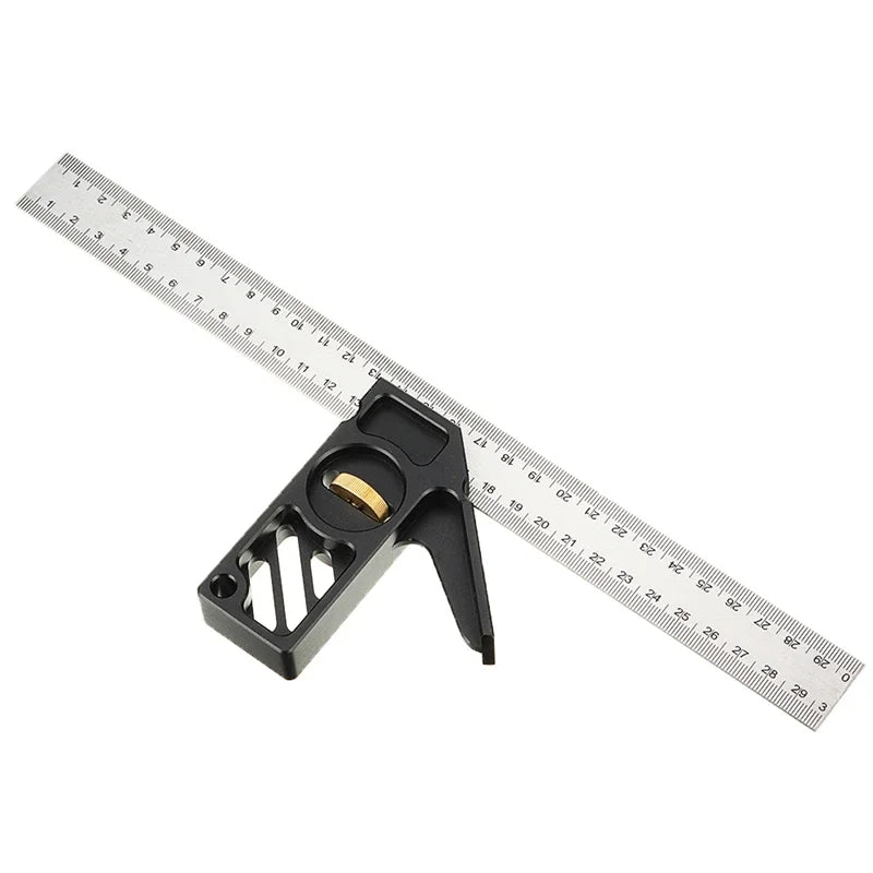 300mm Ruler Adjustable 45 90 Angle Positioning Block Gauge Line Marking Gauge Scriber DIY Carpentry Scribing Measuring Tools - Image 5