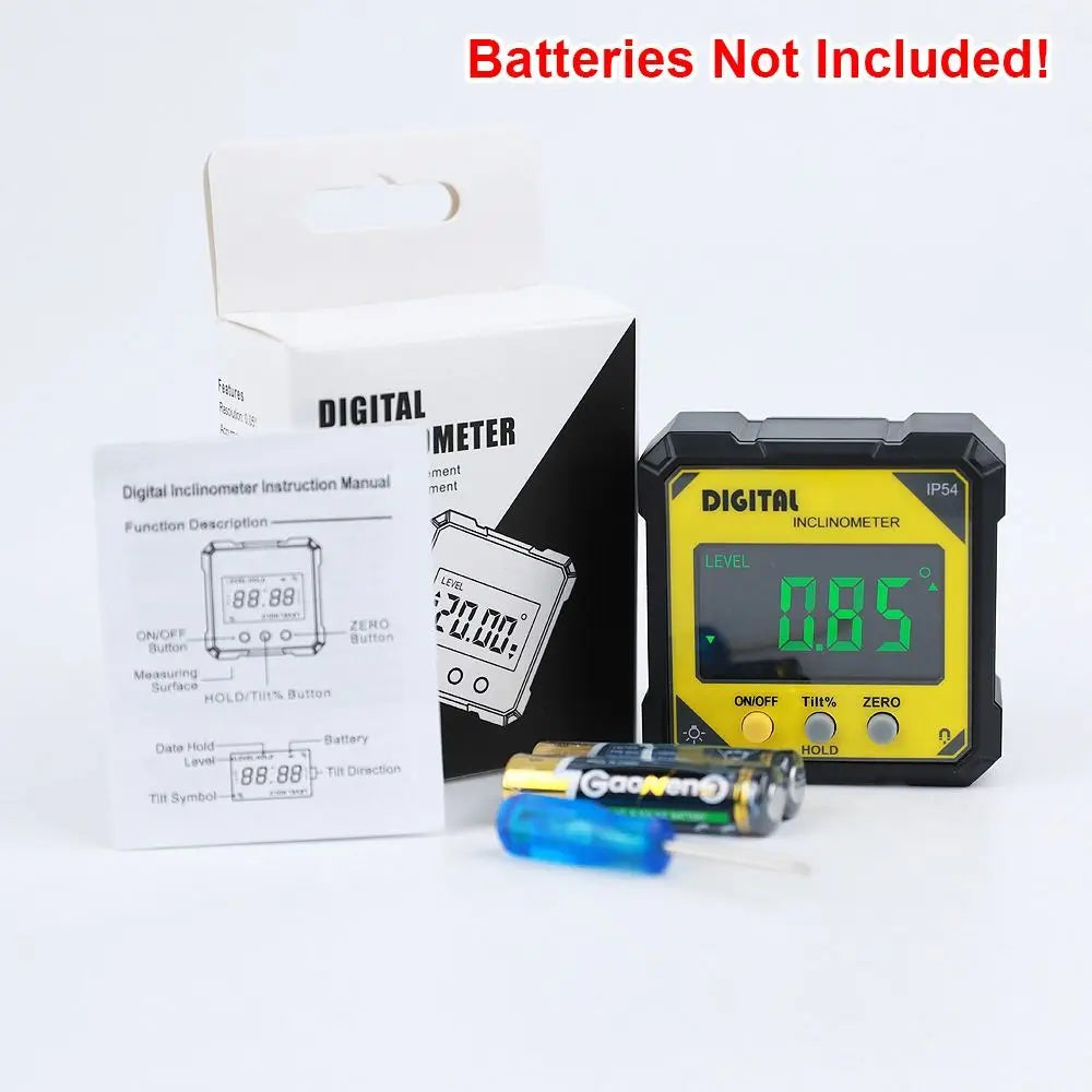 1Pcs Multifunctional Digital Inclinometer Electronic Magnetlc 360-degree Measurement Digital Angle Finder High Accuracy - Image 2