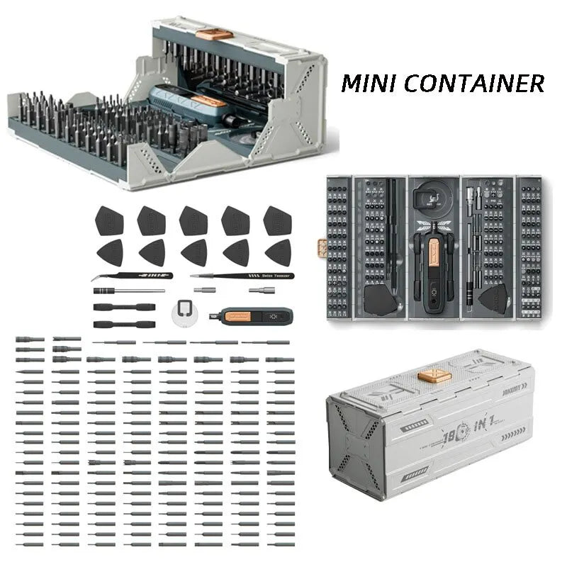 180 in 1 Multifunctional Precision Screwdriver Tool Set Mobile Phone Computer Aircraft Model Disassembly and Repair Box - Image 7
