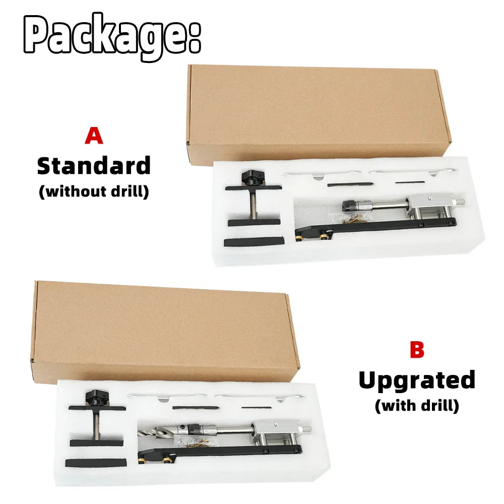 Multi-Angle Adjustable Hole Punch Round Bar Angle Punch and Press Tool Electric Drill Drive Hole Punch Tool Drilling Locator - Image 6