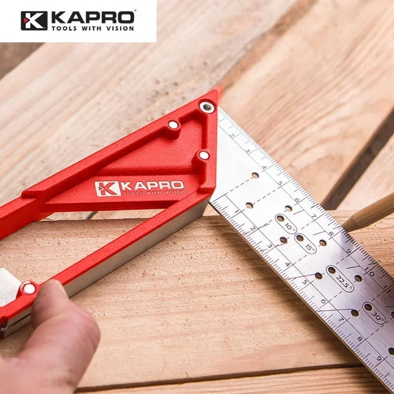 Kapro Metal Square 25/30/40cm Multifunction Stainless Steel Angle Marking Right Ruler For Joiner Carpenter Woodworking Tools - Image 7