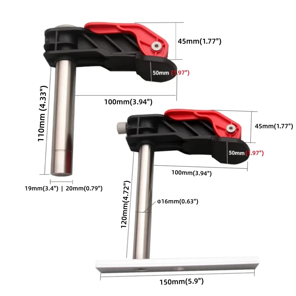 2Pcs Workbench Bench Dogs Clamp Hold Down Clamp,Desktop Quick Acting Clamp Fast Fixing Wood Board Woodworking Desktop Press Tool - Image 3