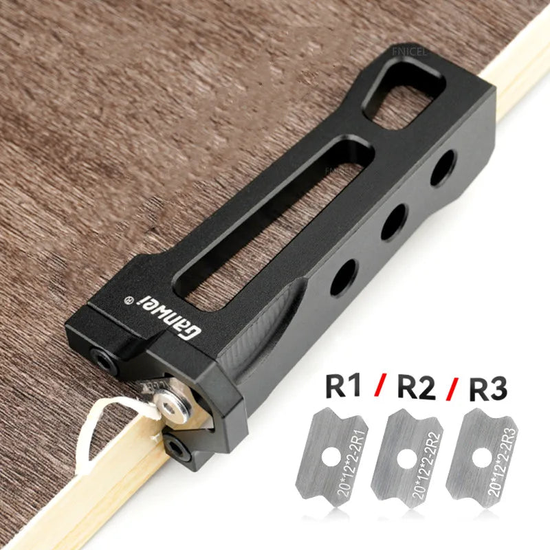Chamfer Planer-Woodworking Edge Banding Corner Arc Trimming Tool - Quick Edge Deburring Manual Fillet Scraper - Image 14