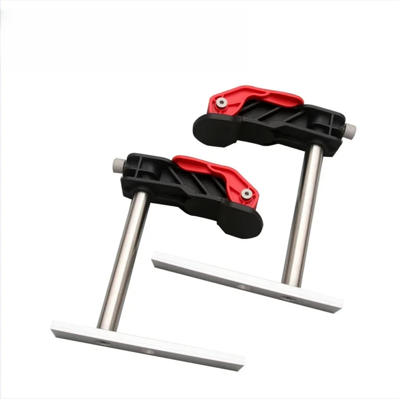 2Pcs Workbench Bench Dogs Clamp Hold Down Clamp,Desktop Quick Acting Clamp Fast Fixing Wood Board Woodworking Desktop Press Tool - Image 9